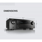 Denon AVR-X1600H 7.2ch 4K Ultra HD AV Receiver with 3D Audio and HEOS Built-in®